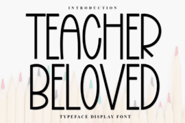 Teacher Beloved Font