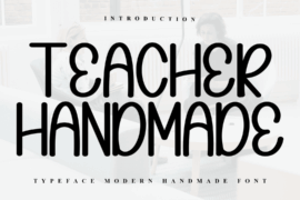 Teacher Handmade Font