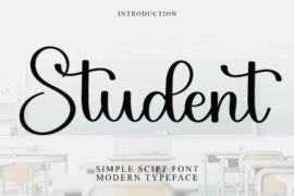 Teacher Student Font