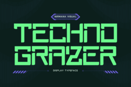Techno Grazer Font