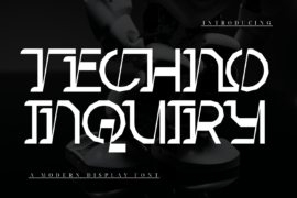 Techno Inquiry Demo Font