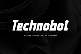 Technobot-Italic Font