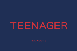Teenager Font Family