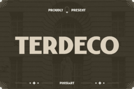 TERDECO Font
