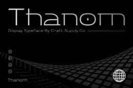 Thanom Demo Font
