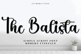 The Balista Font