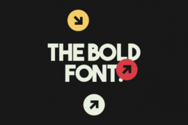 THE BOLD FONT (FREE VERSION) Font