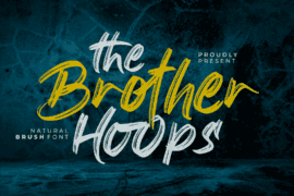 The Brother Hoops Font