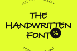 THE HANDWRITTEN FONT Font