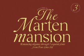 The Marten Mansion Font Family