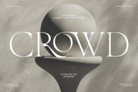 THE MORE CROWD FREE Font