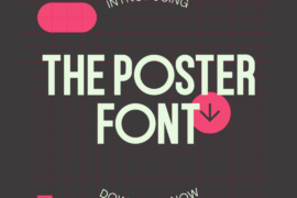 THE POSTER FONT Font