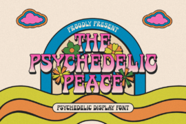The Psychedelic Peace Font