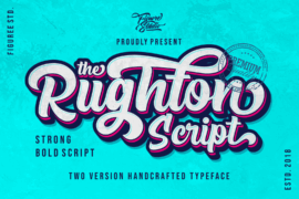 The Rughton Script Font Family