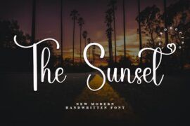 The Sunset Font