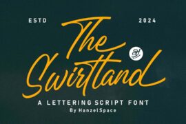 The Swirtland Font