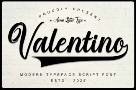 The Valentino Font