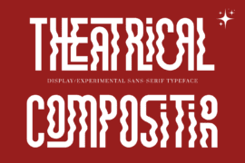 Theatrical Composition Demo Font