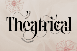 Theatrical Elegant Demo Font