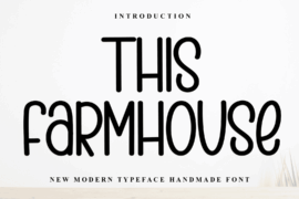 This Farmhouse Font