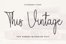 This Vintage Font