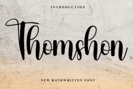 Thomshon Font