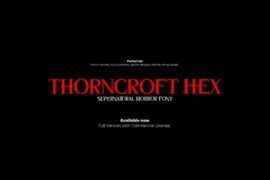 Thormcroft Hex Font