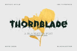 Thornblade Font