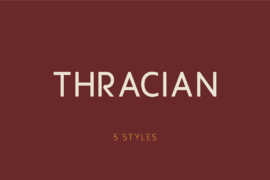 Thracian Font Family