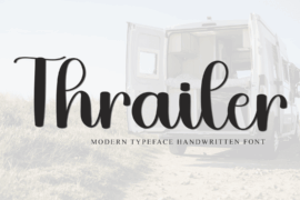 Thrailer Font