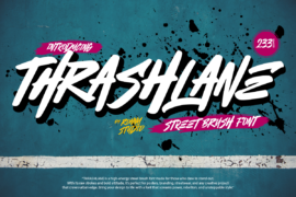 Thrashlane DEMO Font
