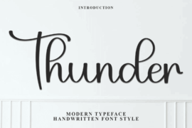 Thunder Bold Font