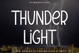 Thunder Light Font