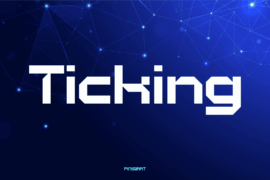 Ticking Font