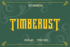 Timberust free Font
