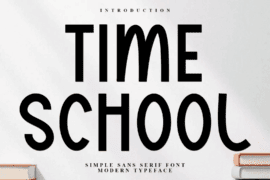Time School Font