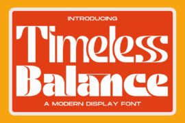 Timeless Balance Demo Font