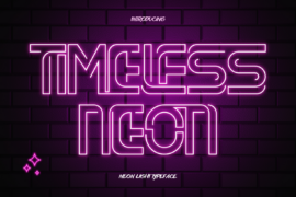 Timeless Neon Demo Font