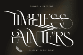Timeless Painters Demo Font