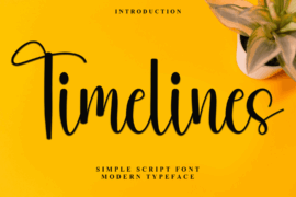 Timelines Font