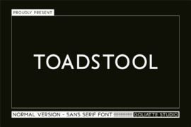 Toadstool Font