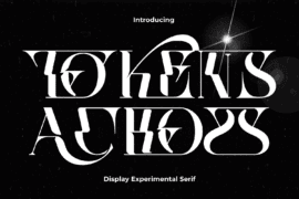 TOKENS ACROSS DEMO Font