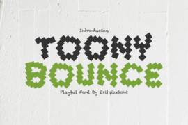 Toony Bounce Font