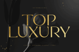 TOP LUXURY Font