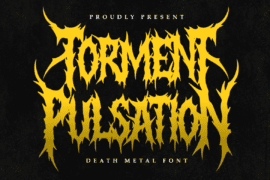 Torment Pulsation Font