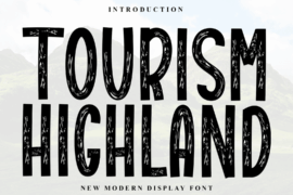 Tourism Highland Font