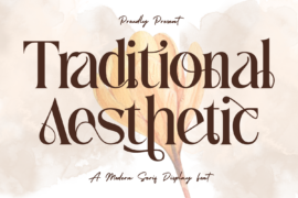 Traditional Aesthetic Demo Font