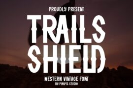 Trails Shield Font