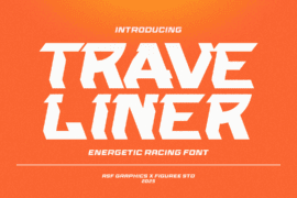 Trave Liner Font Family