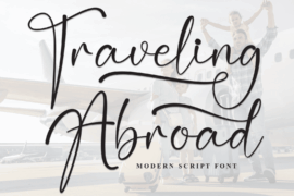 Traveling Abroad Font